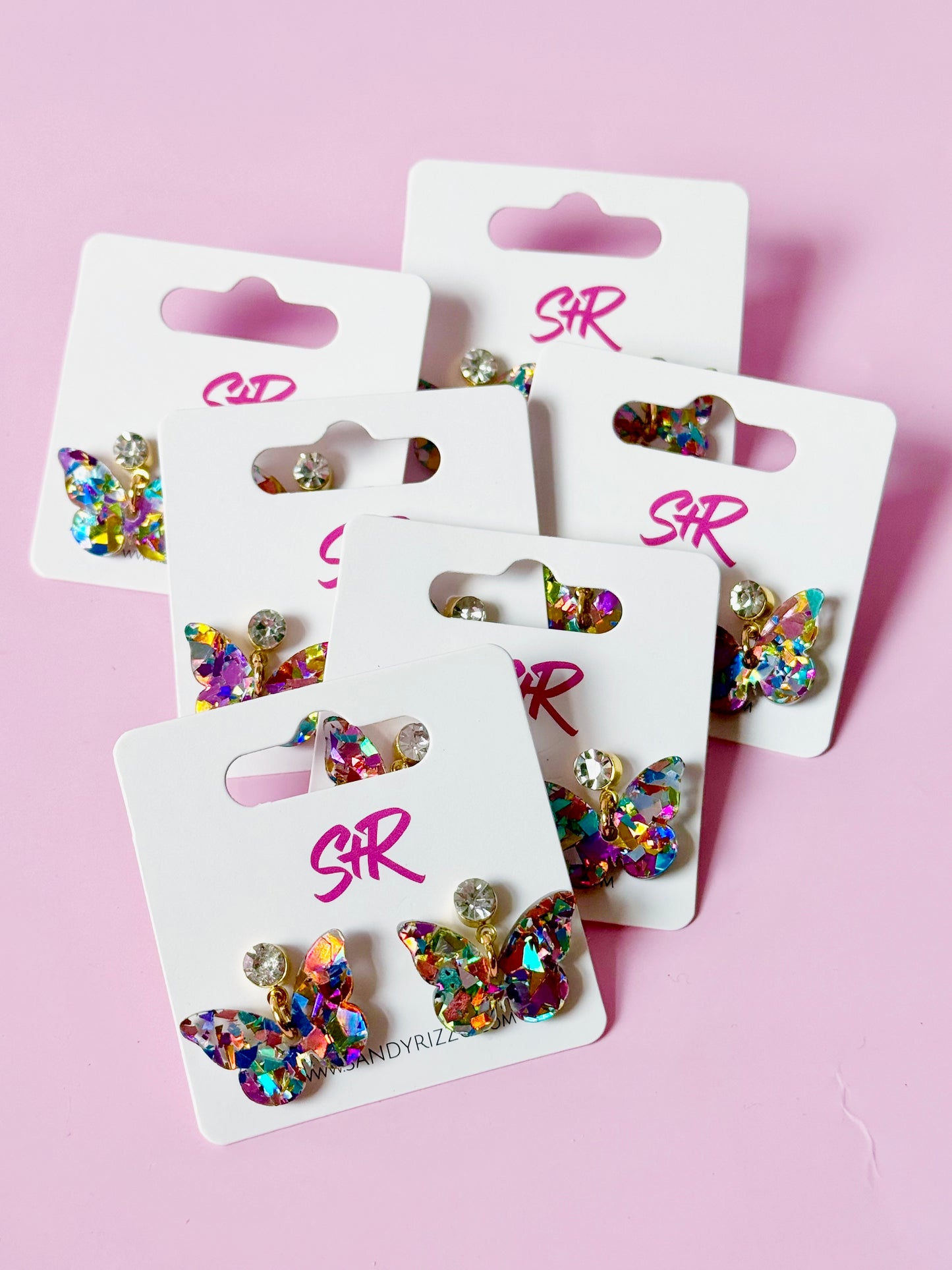 Confetti Tween Butterfly Dangle