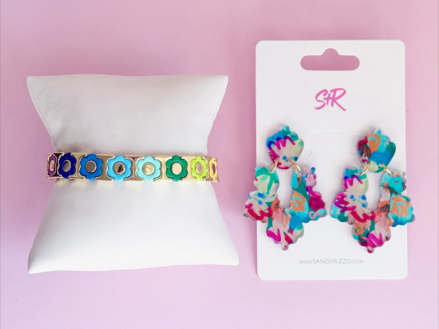 Flower Power Tile Bracelet