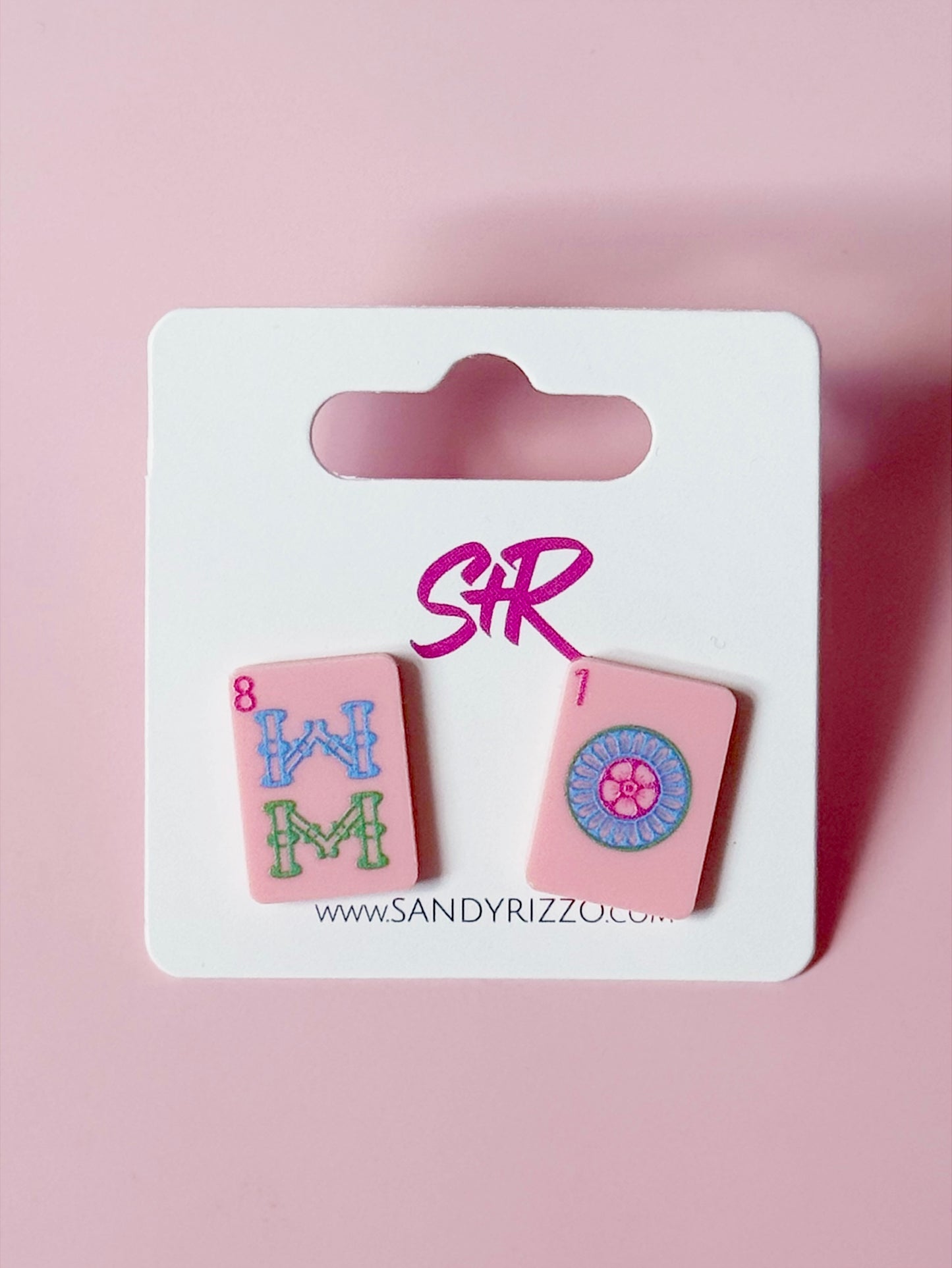 Pink Mahjong Stud