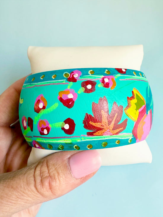 Floral Large Bangle