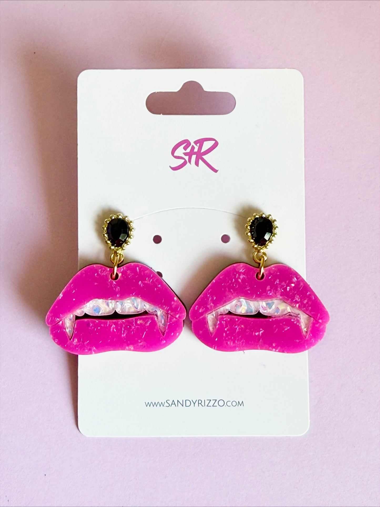 Pink Vampire Dangle