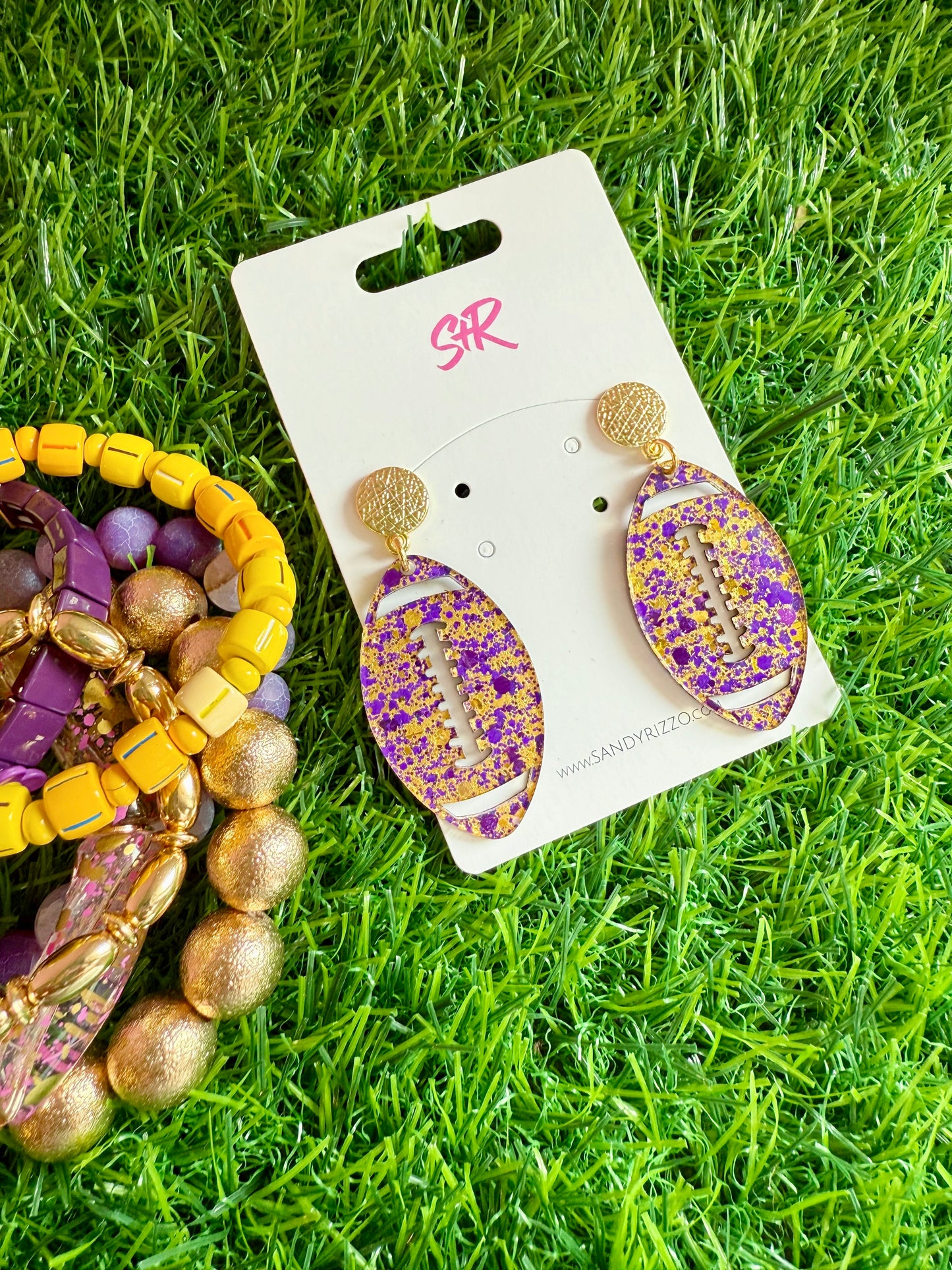 Purple and Gold Football