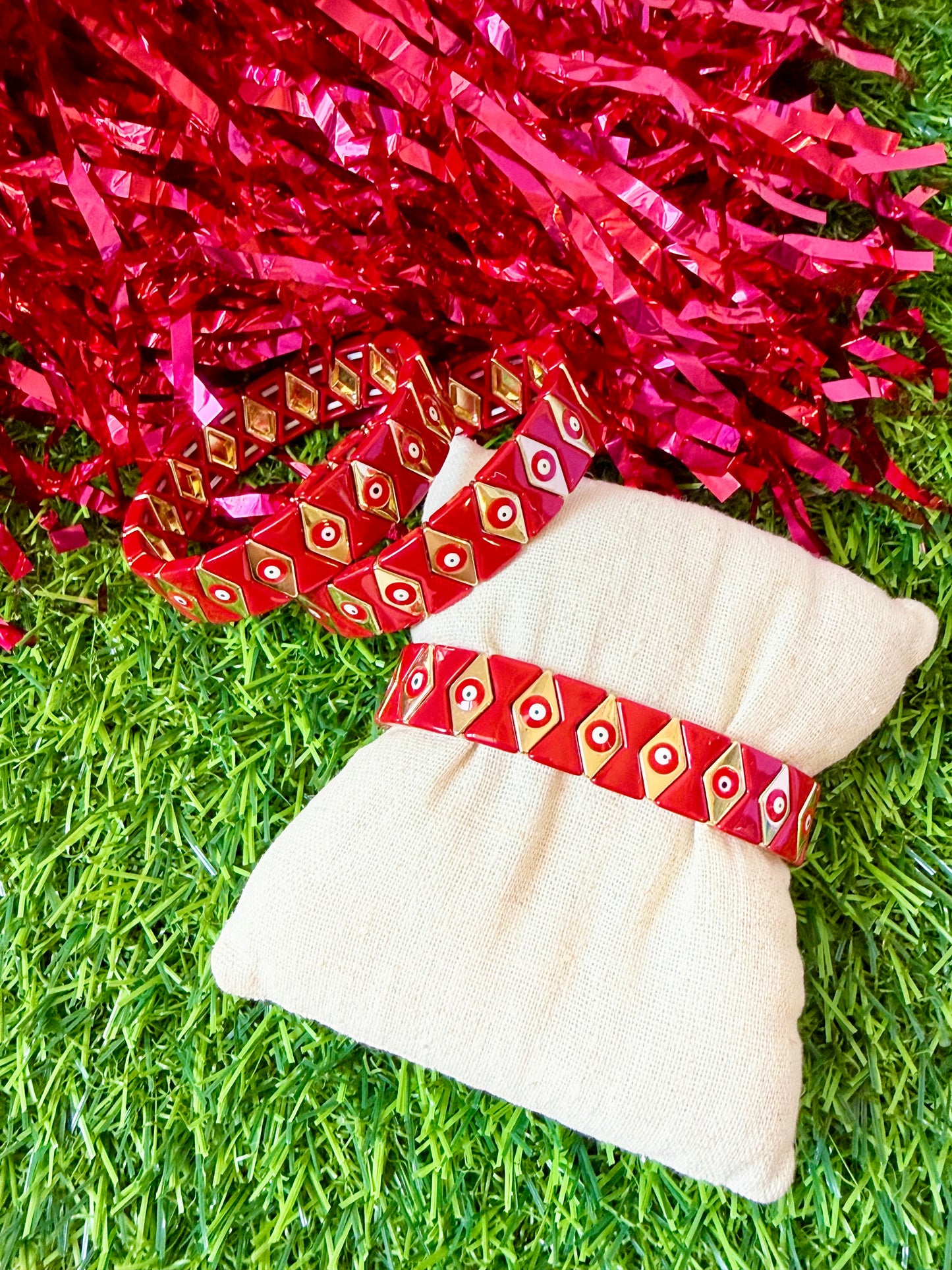 Red Protective Eye Bracelet