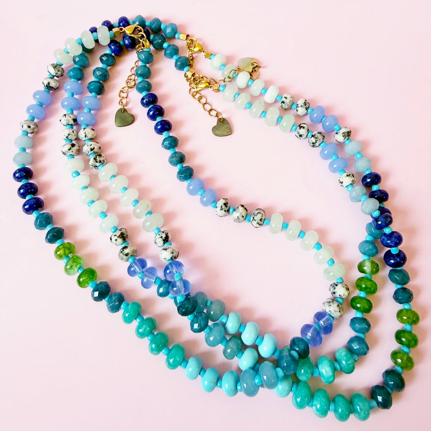 Blue Candy Crush Necklace