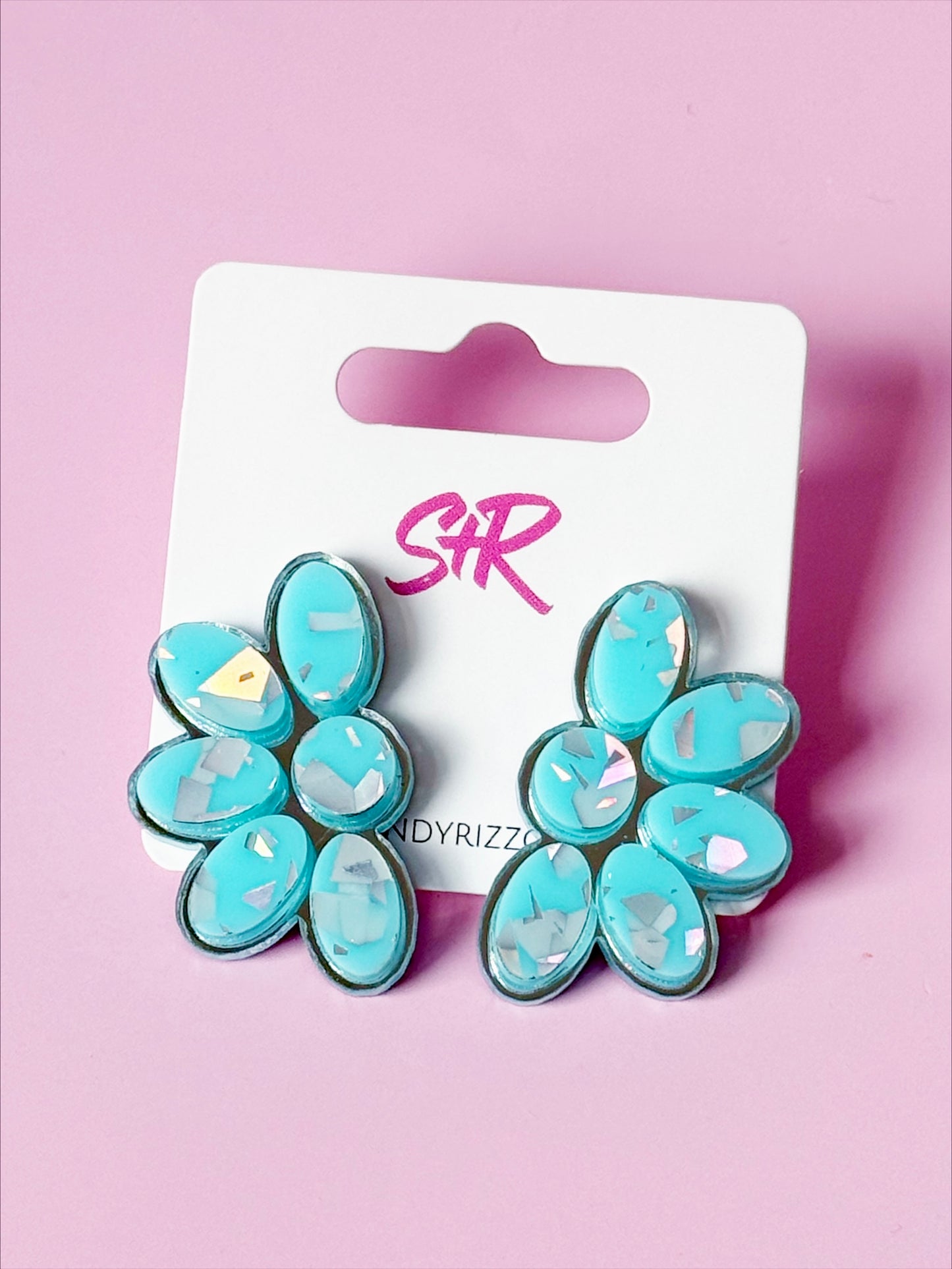 Turquoise Small Squash Blossom
