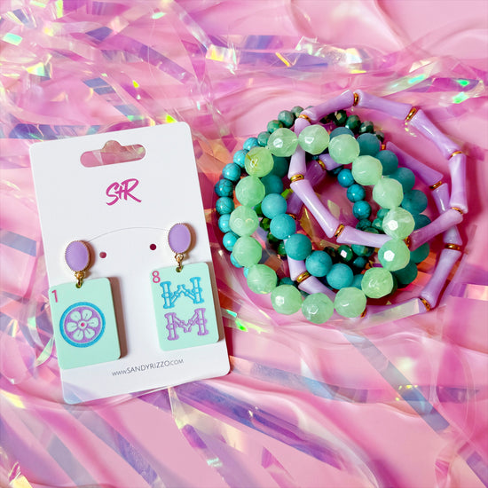 Mint Mahjong Dangle