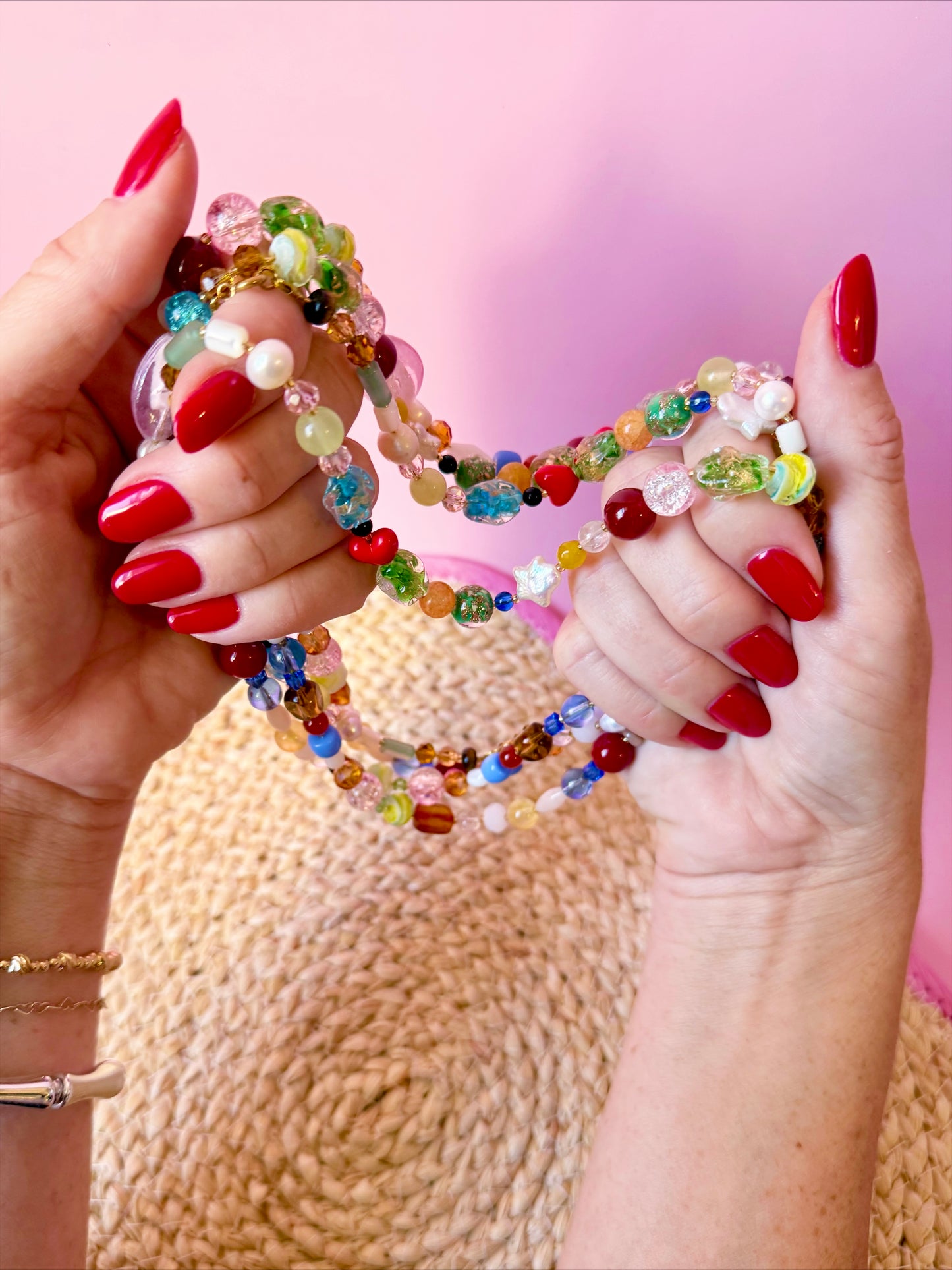 18” Vintage Bright Heirloom Necklace