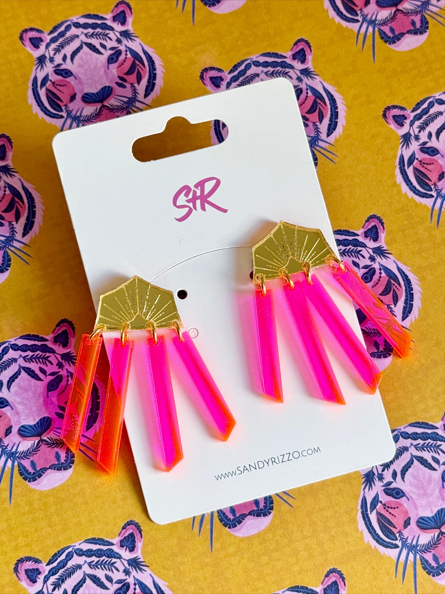 Starburst Pink Dangle