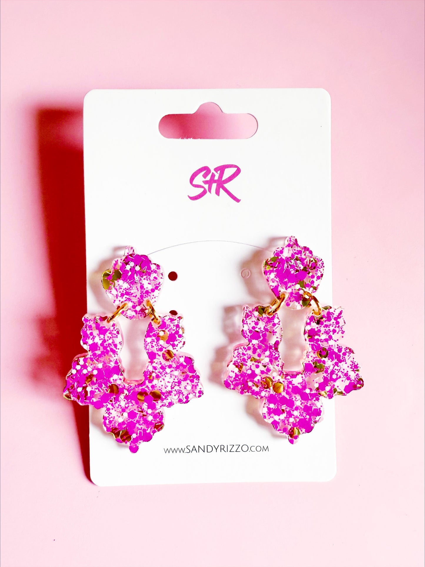 Hot Pink and Gold Priscilla