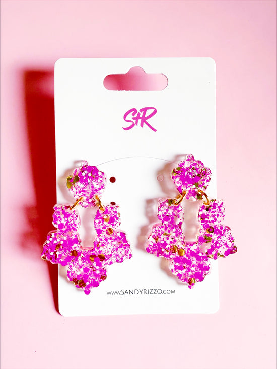 Hot Pink and Gold Priscilla