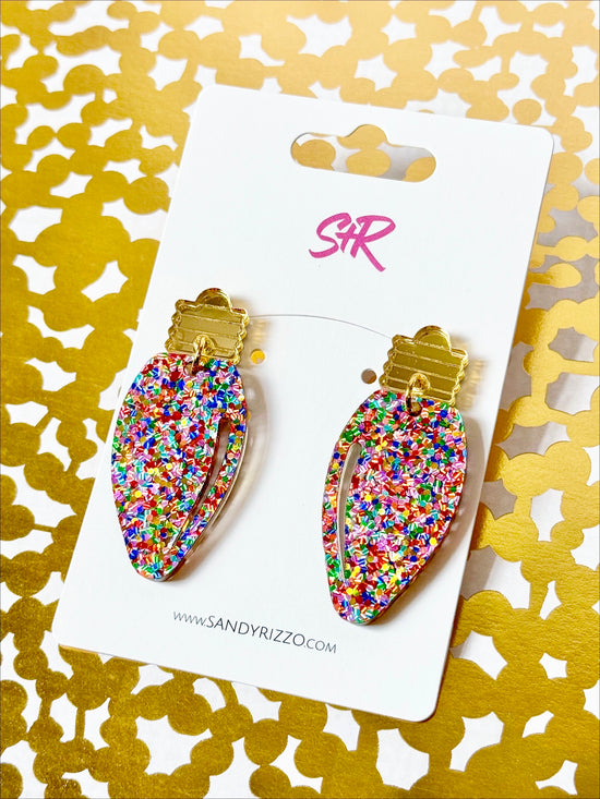 Confetti Dot Lightbulb