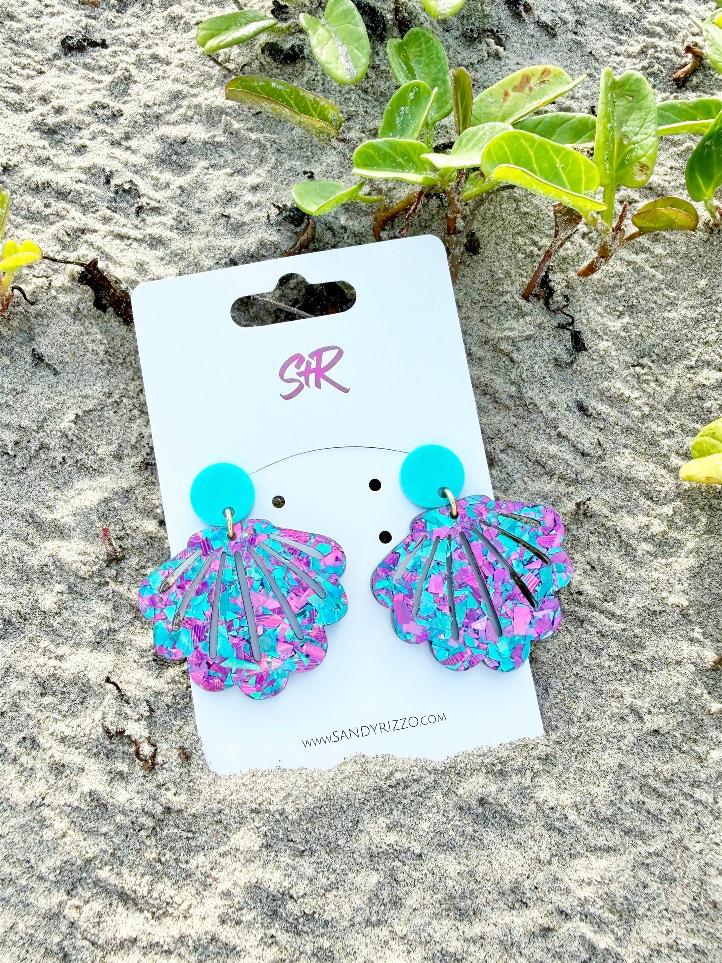 Starlit Seashell Dangle