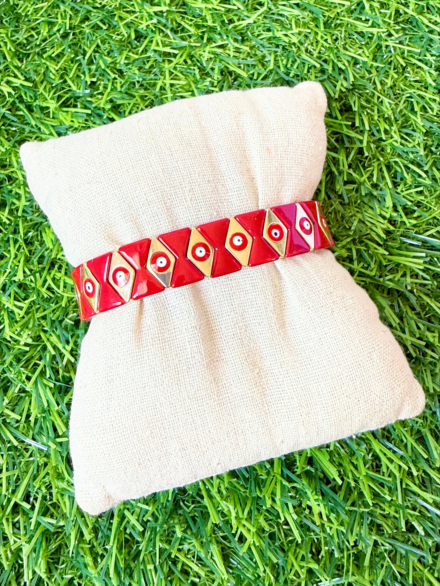 Red Protective Eye Bracelet