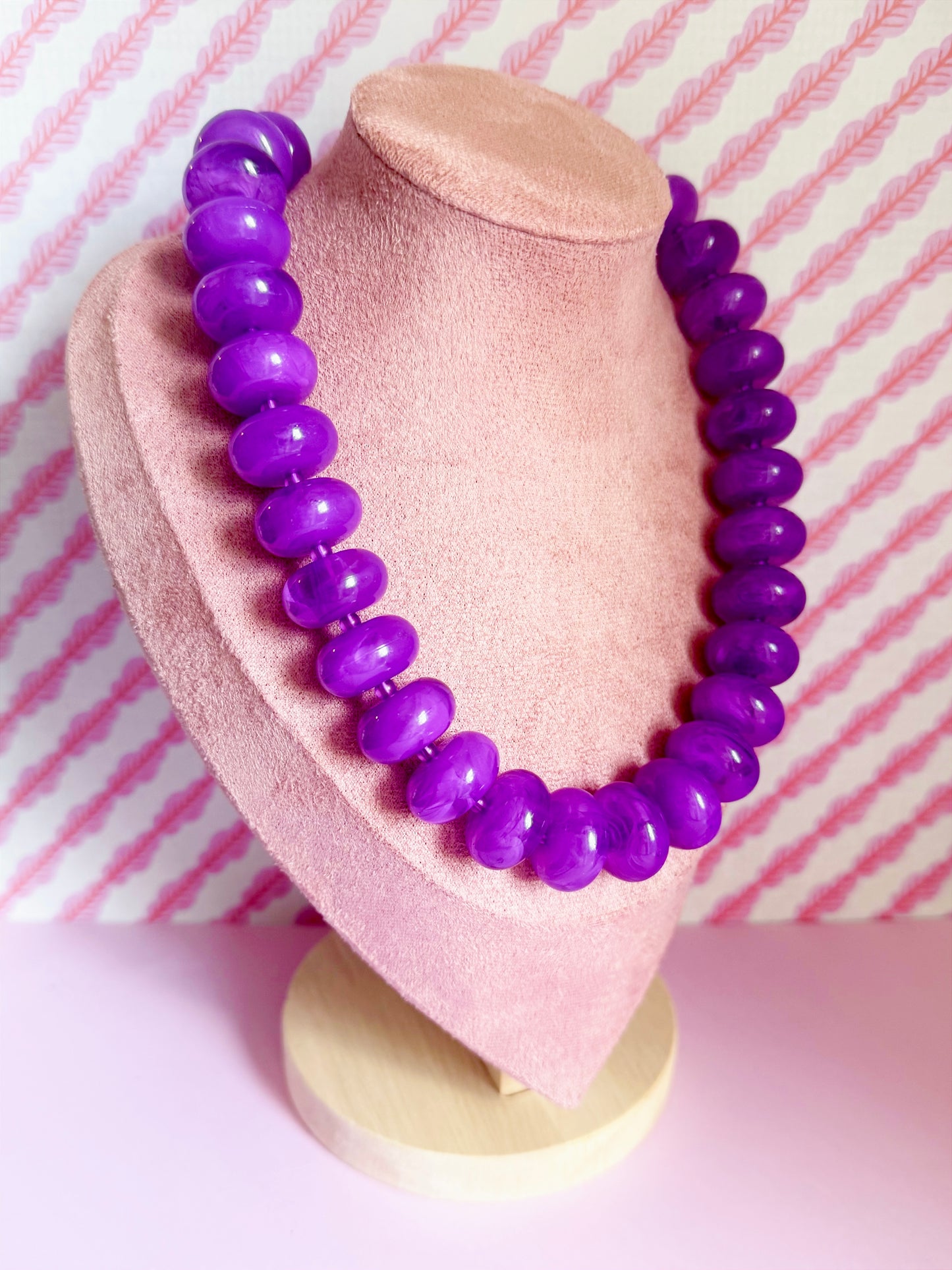 The Sandy Necklace - Purple