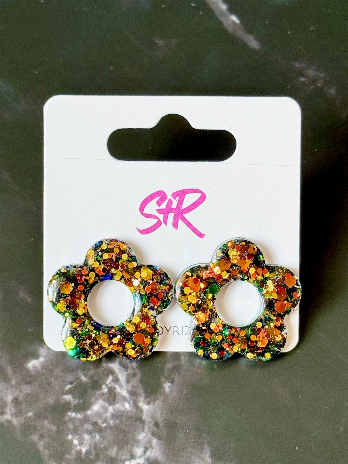 Father Figure Flower Stud