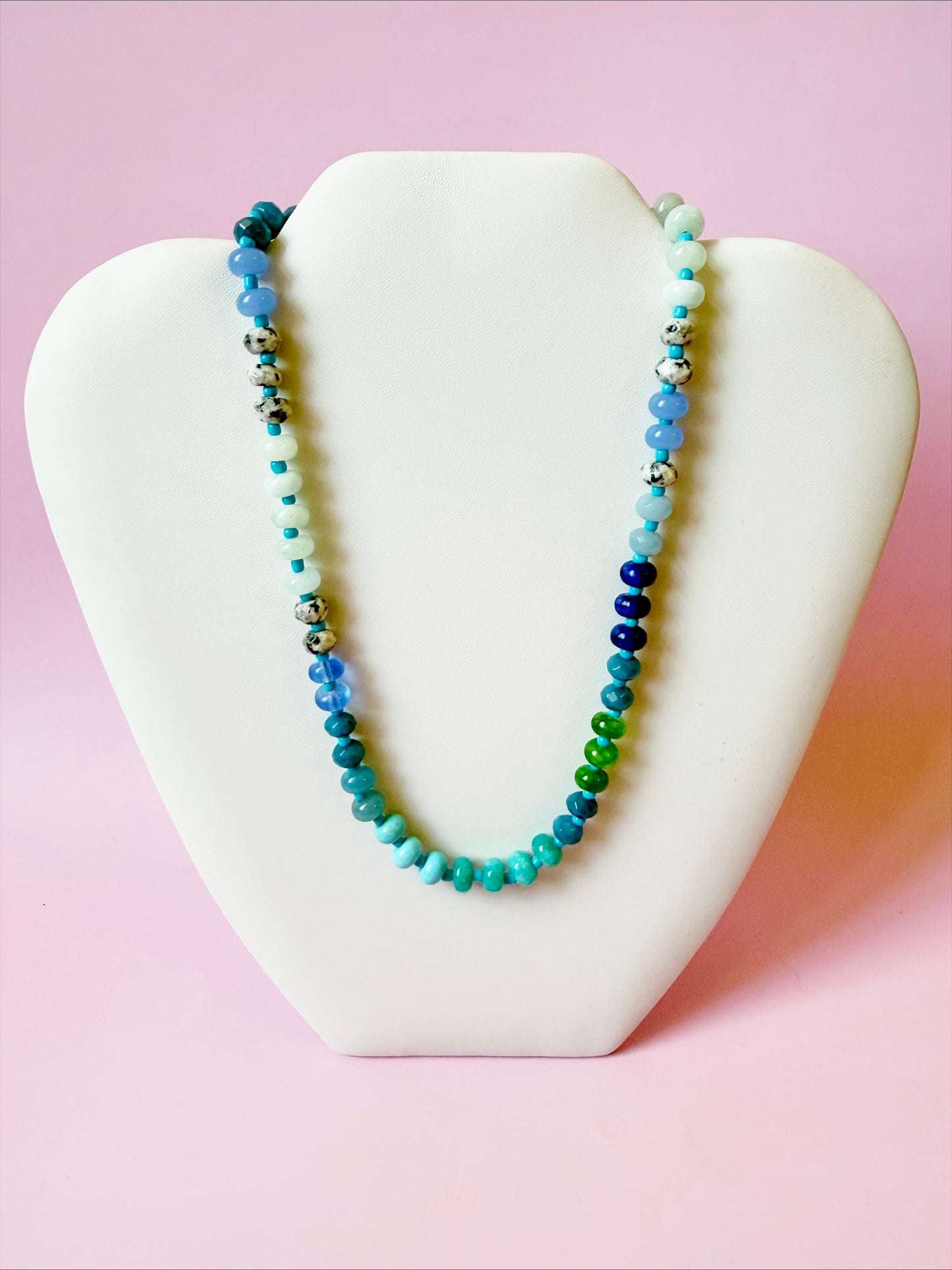 Blue Candy Crush Necklace