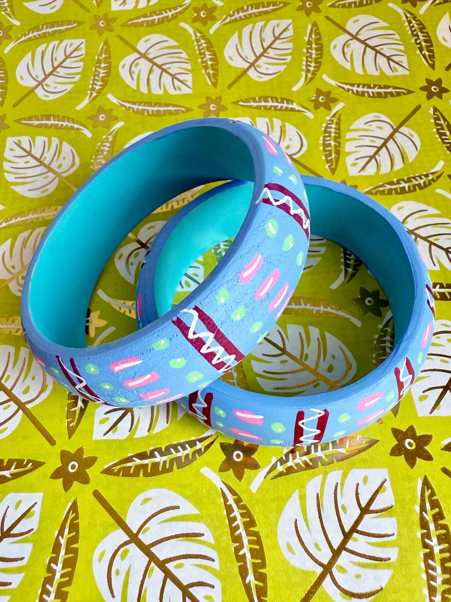 Periwinkle Art Medium Bangle