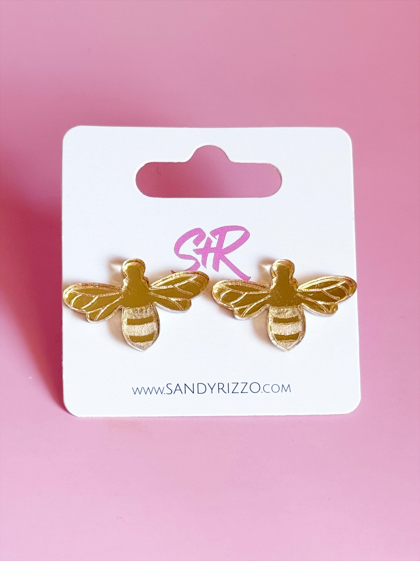 Acrylic Bee Stud