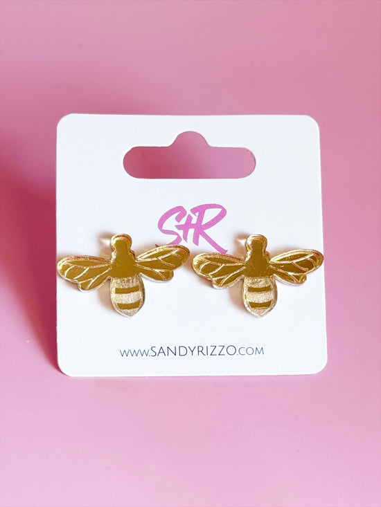 Acrylic Bee Stud