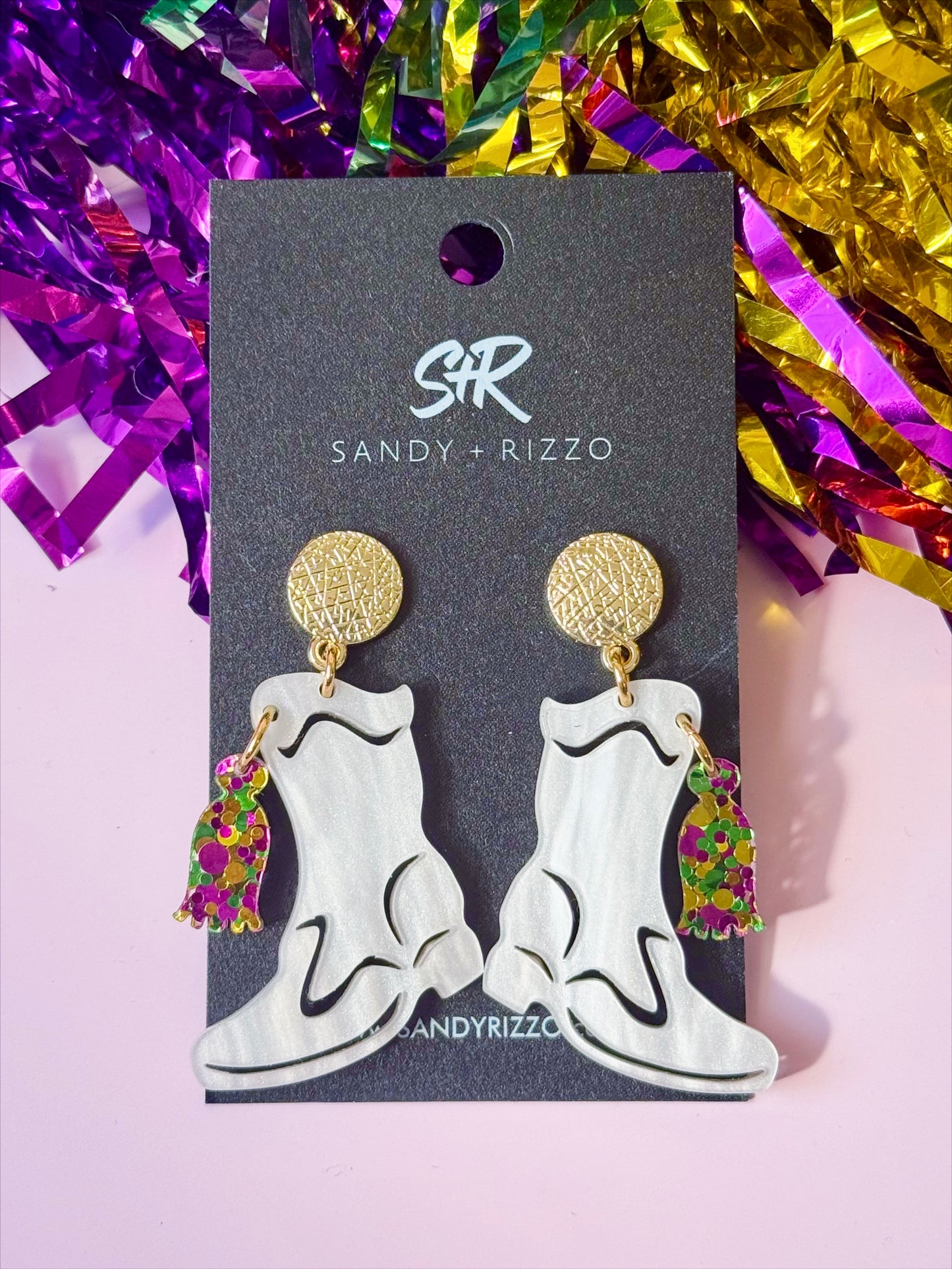 Mardi Gras Marching Boot