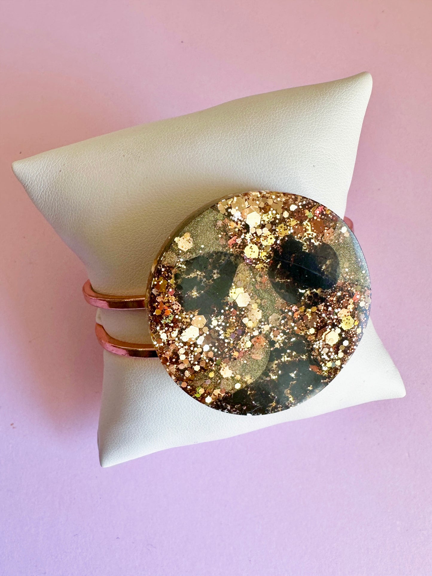 Leopard Resin Cuff
