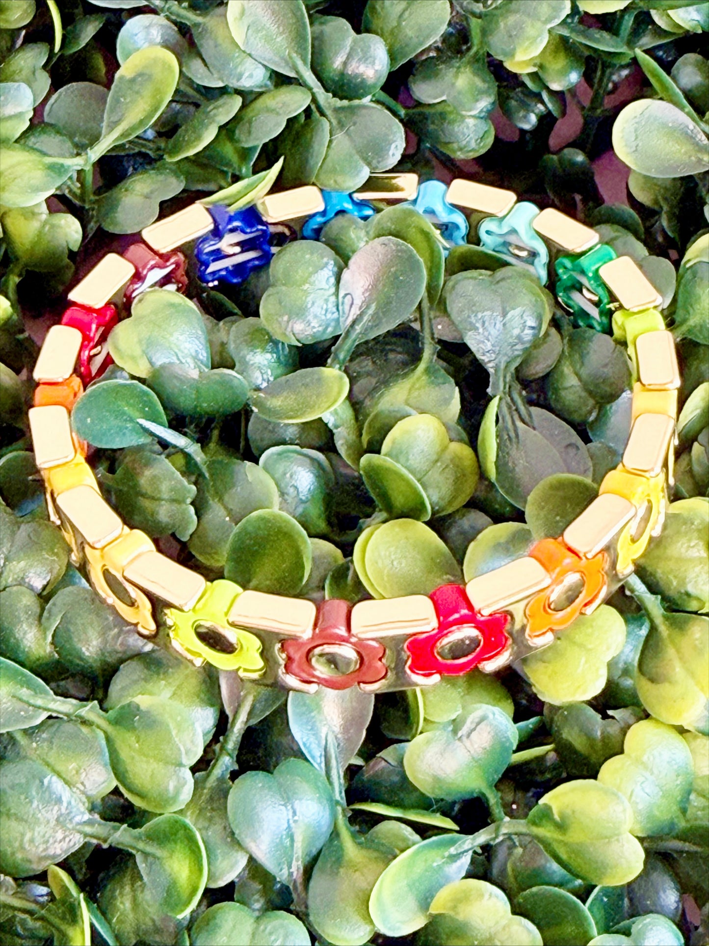 Flower Power Tile Bracelet