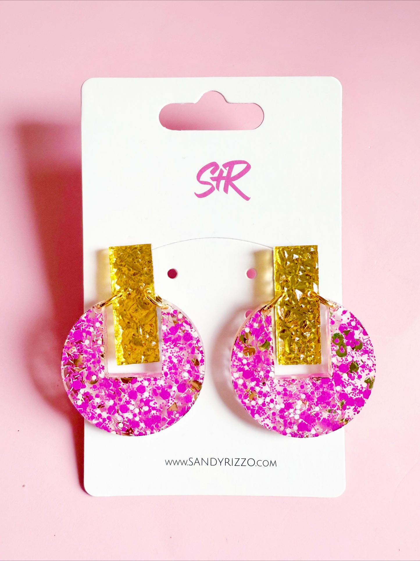 Hot Pink and Gold Allison