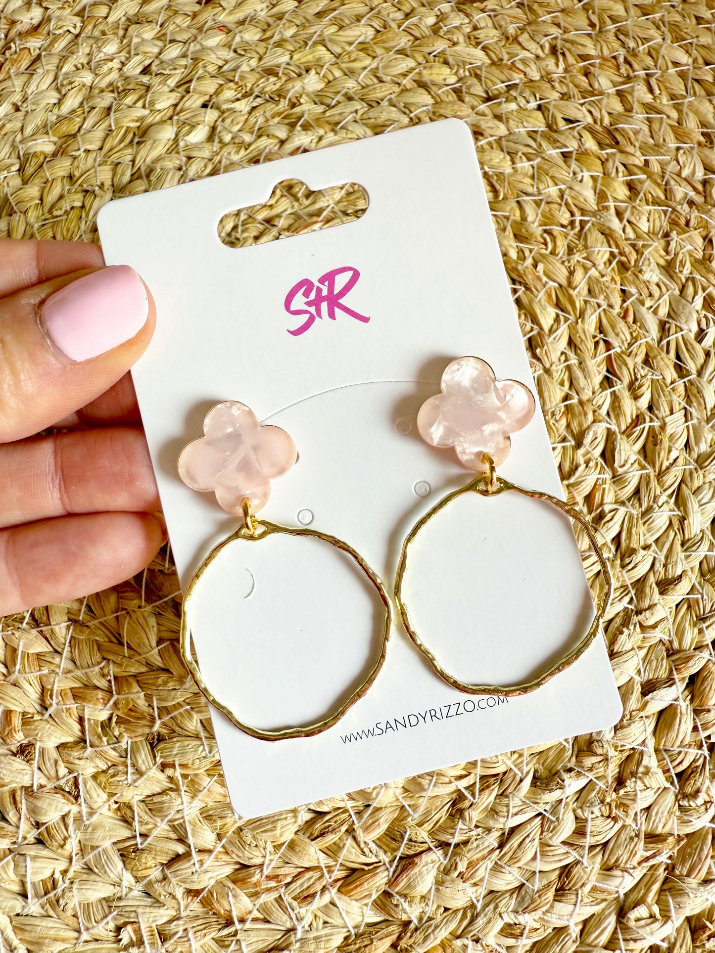 Blush Grace Hoop