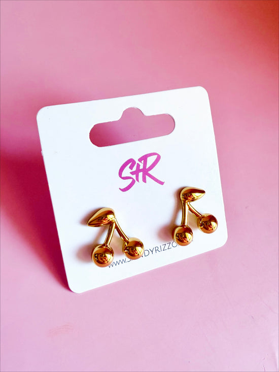 Golden Cherry Stud