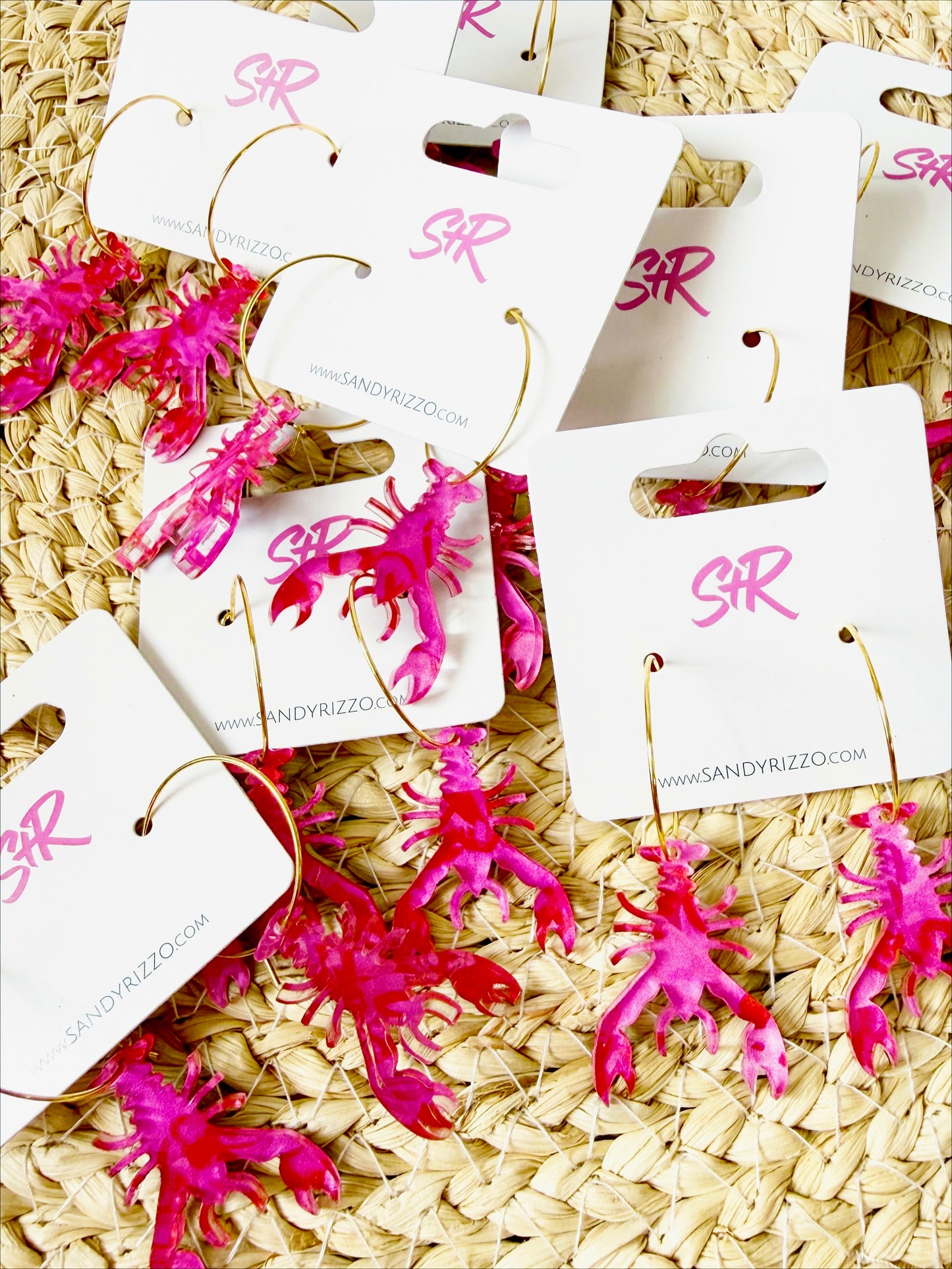 Bayou Blush Crawfish Hoop