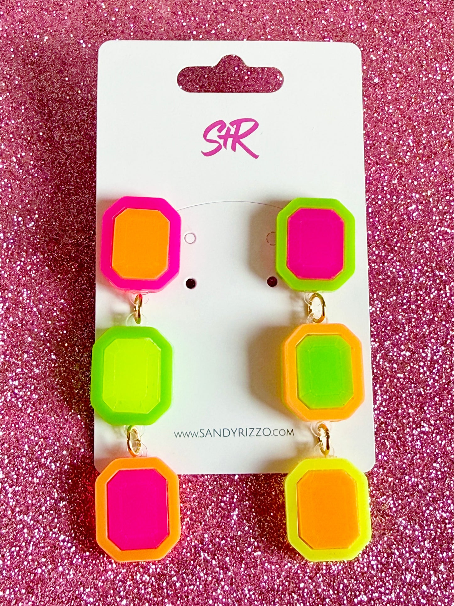 Neon Gem Dangle