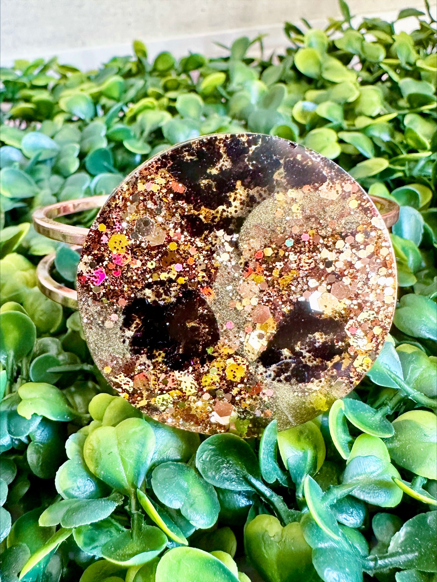 Leopard Resin Cuff