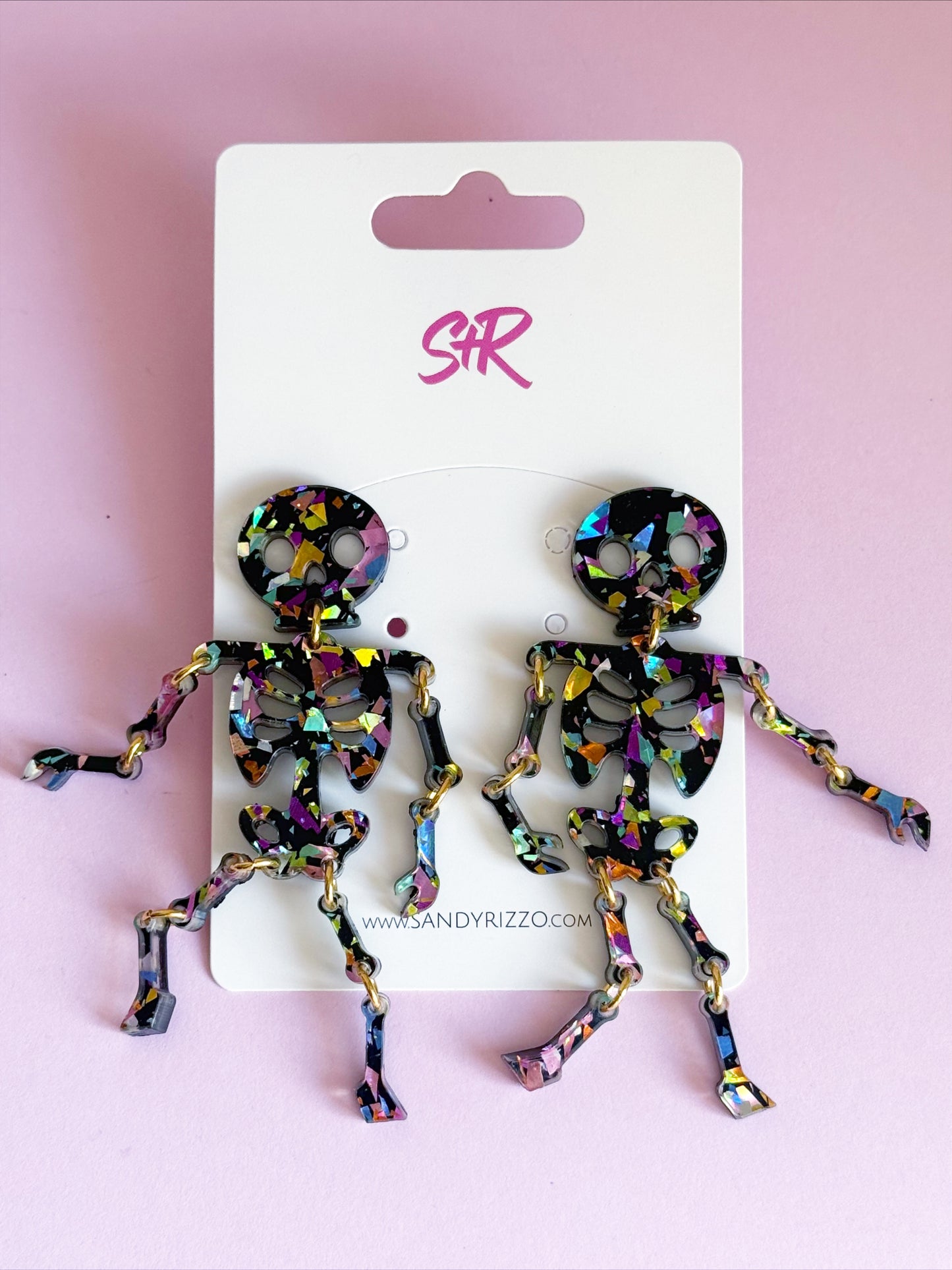 Midnight Confetti Skeleton