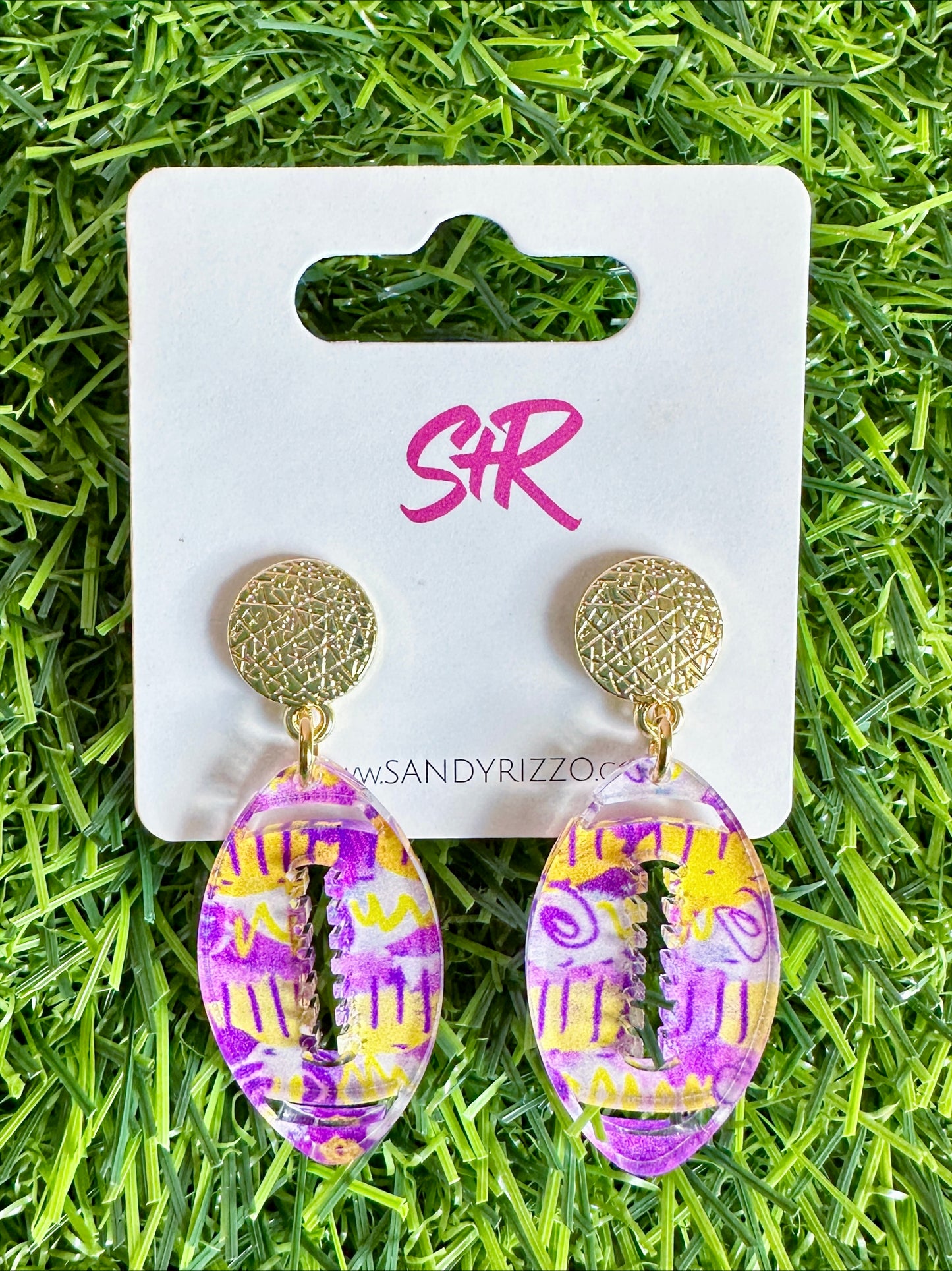 Petite Football Dangle