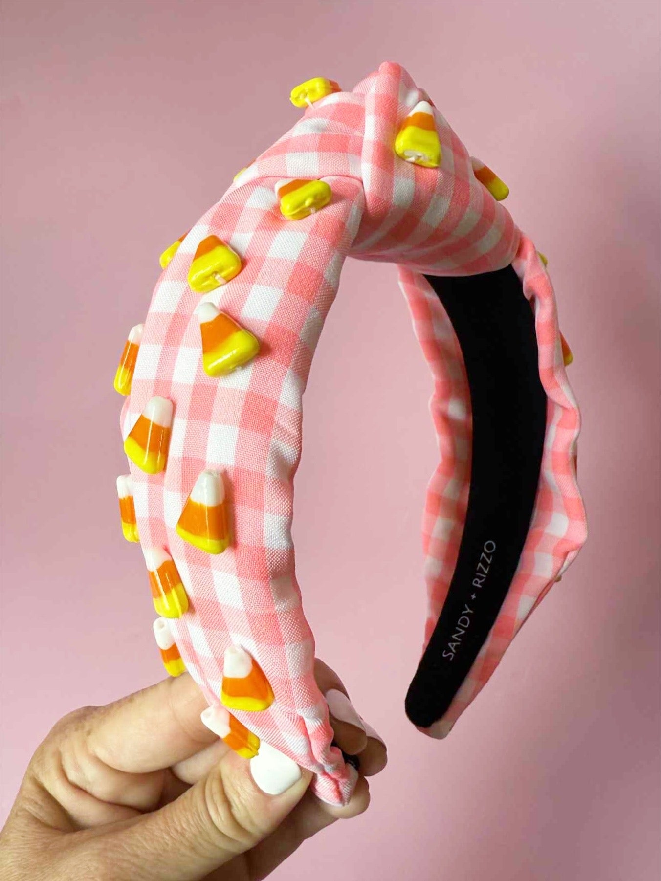 Pink Candy Corn Headband
