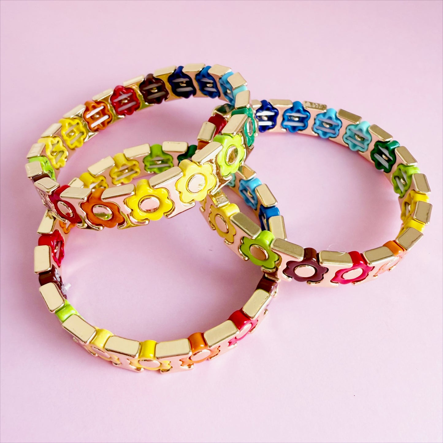 Flower Power Tile Bracelet