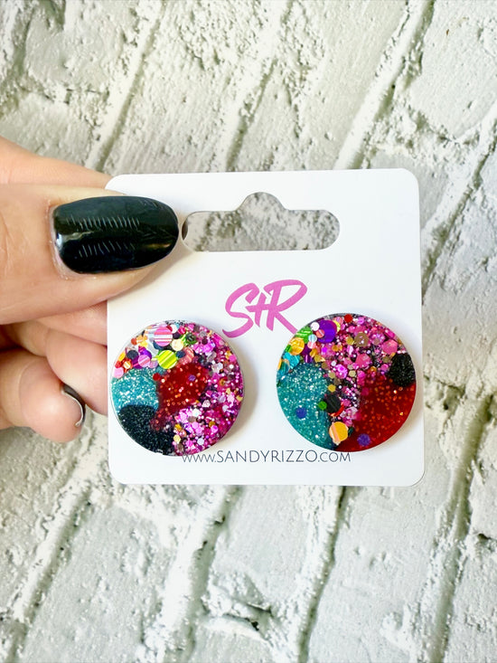 Rainbow Art Buttons