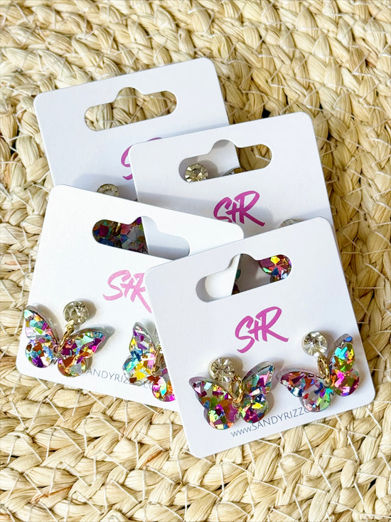 Pastel Rainbow Tween Butterfly