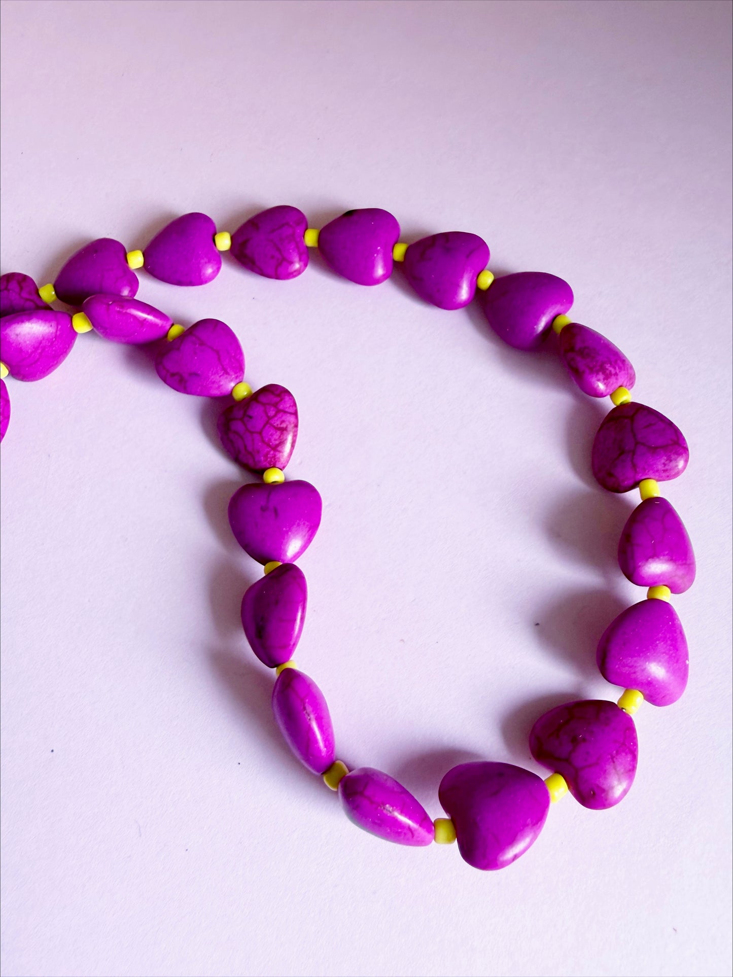 Purple Heart Necklace