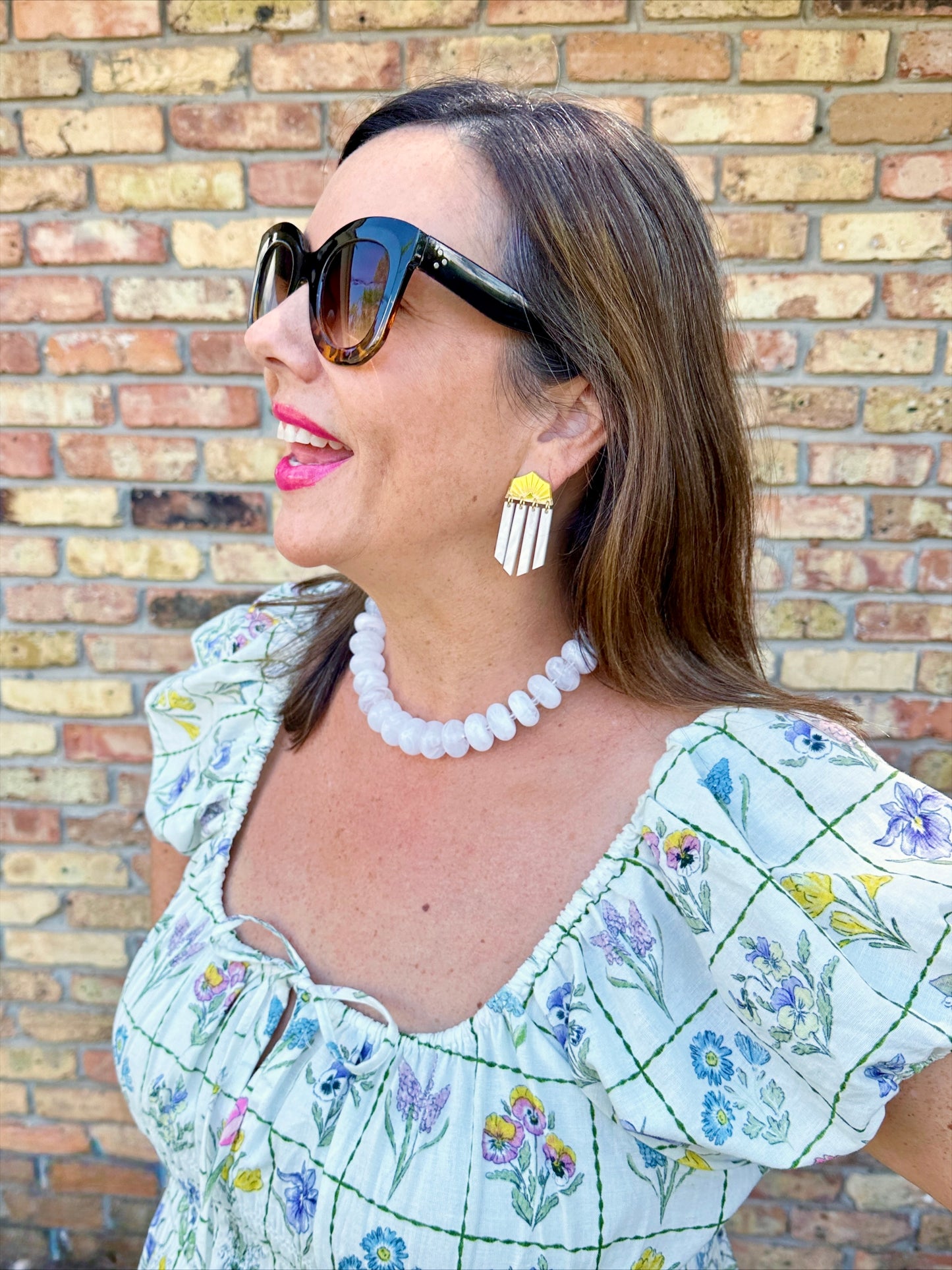 The Sandy Necklace - White