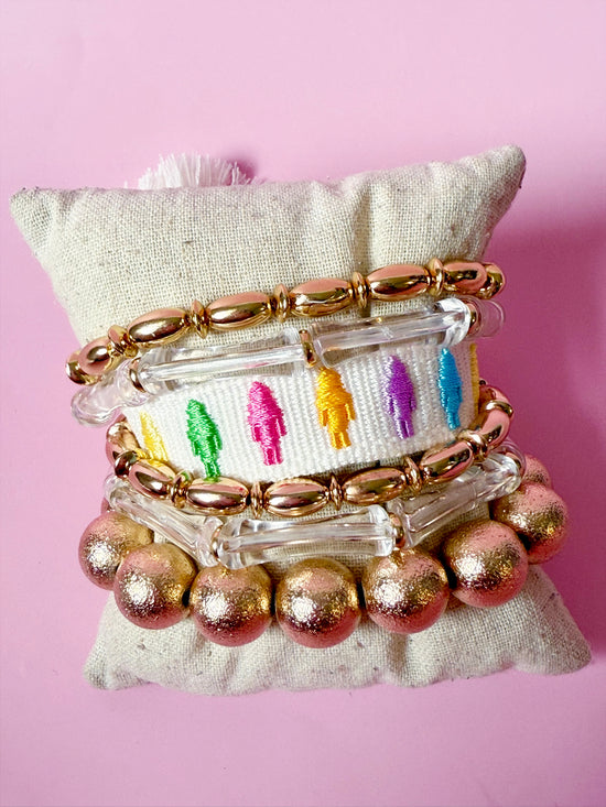 White Nutcracker Bracelet