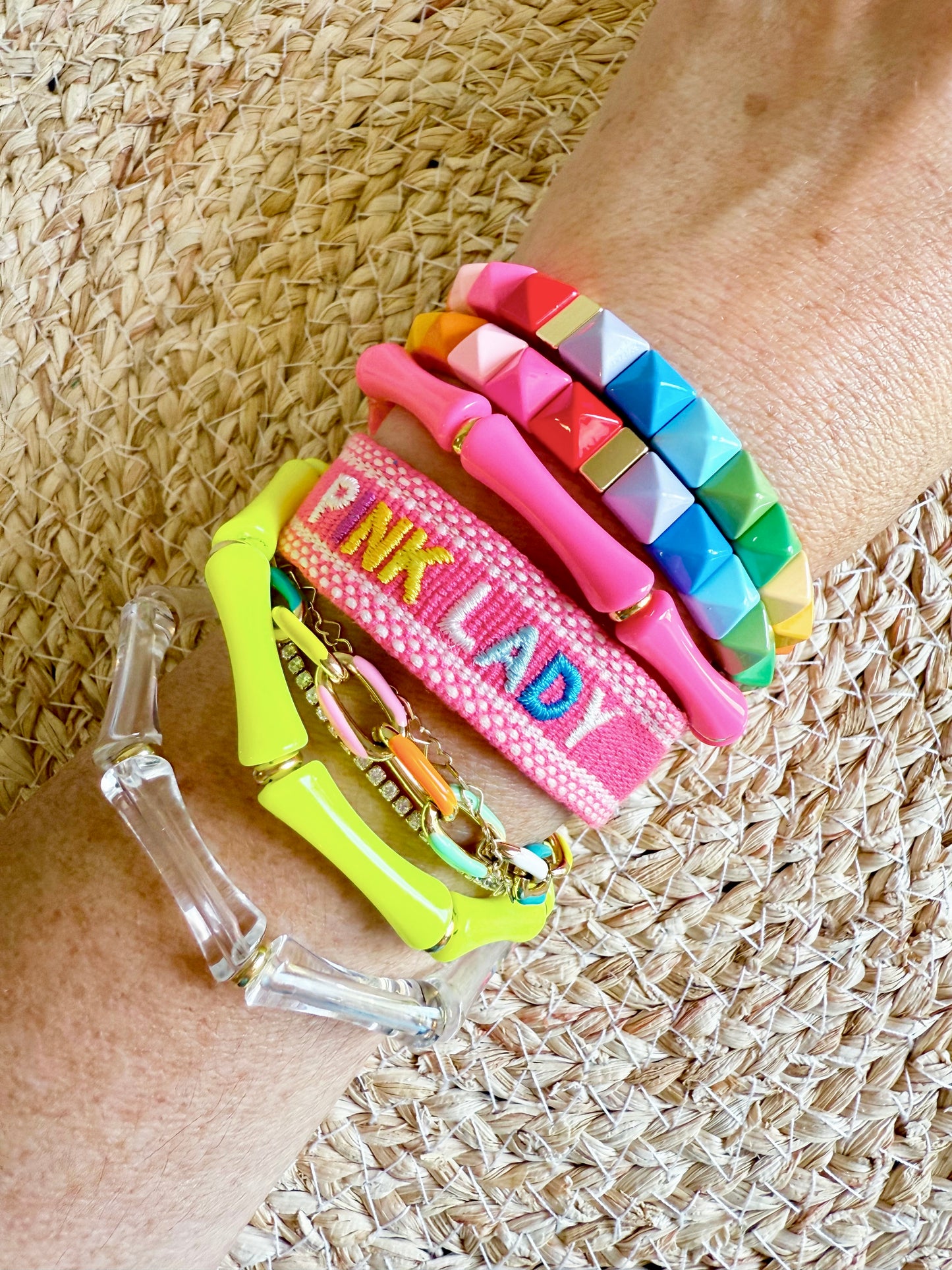 Rainbow Studded Bracelet