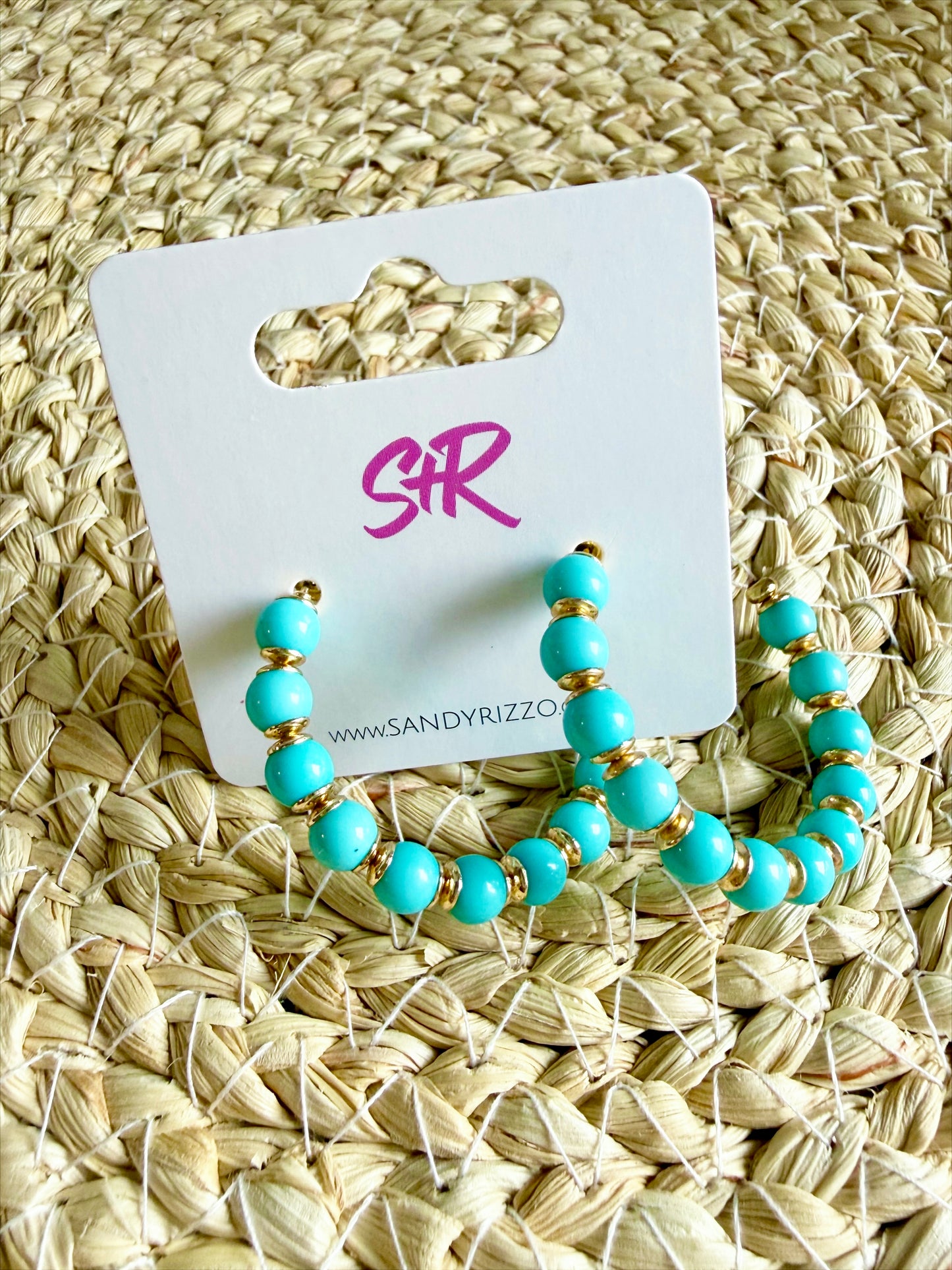 The Perfect Turquoise Hoop
