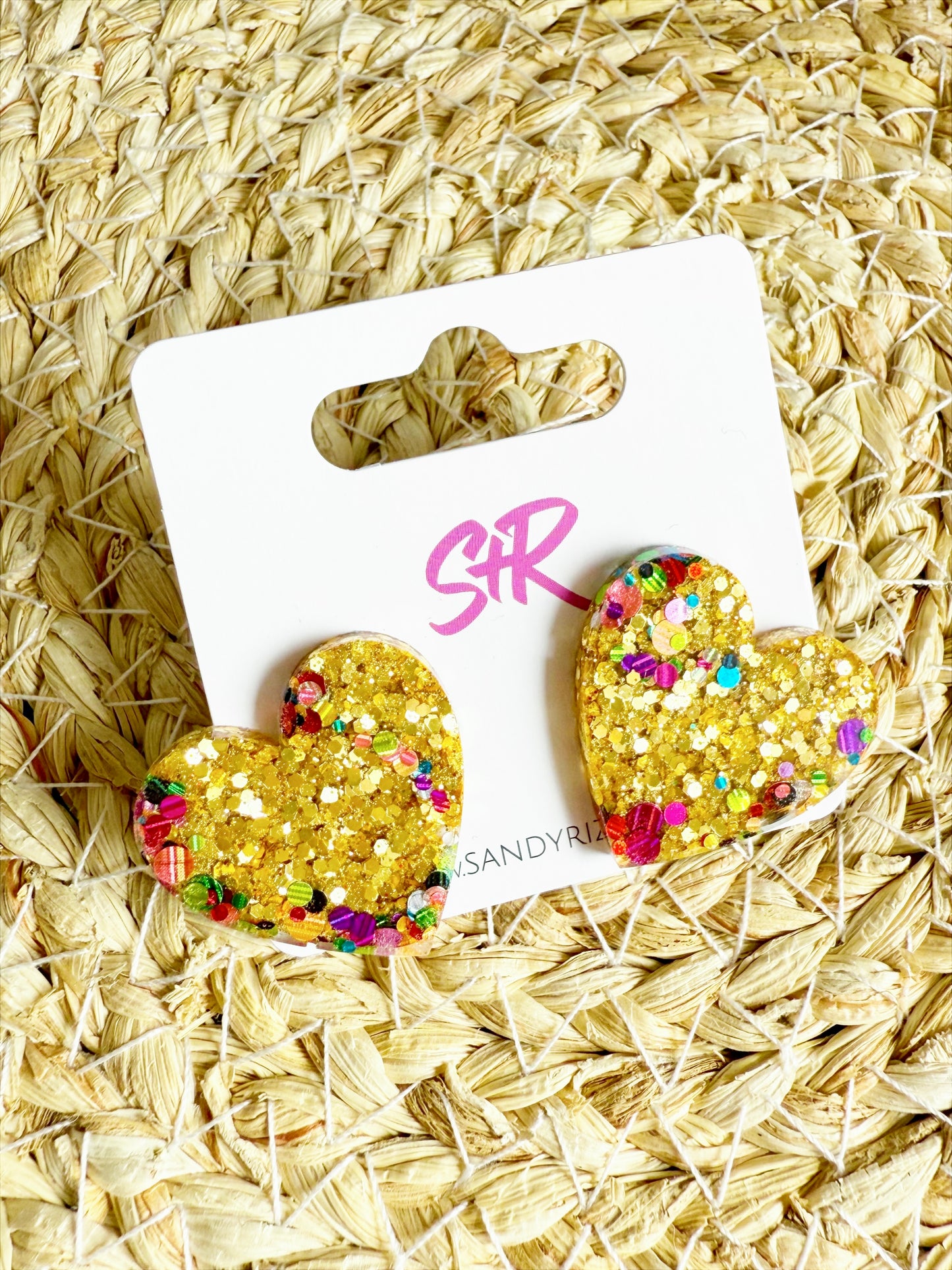 Gold Heart Stud