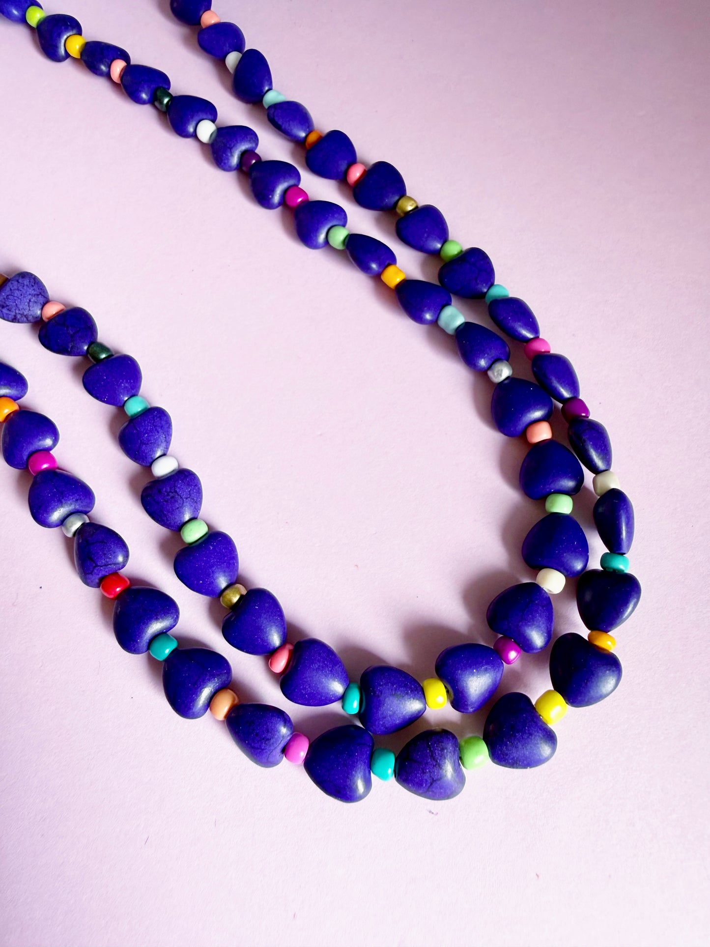 Blue Heart Necklace