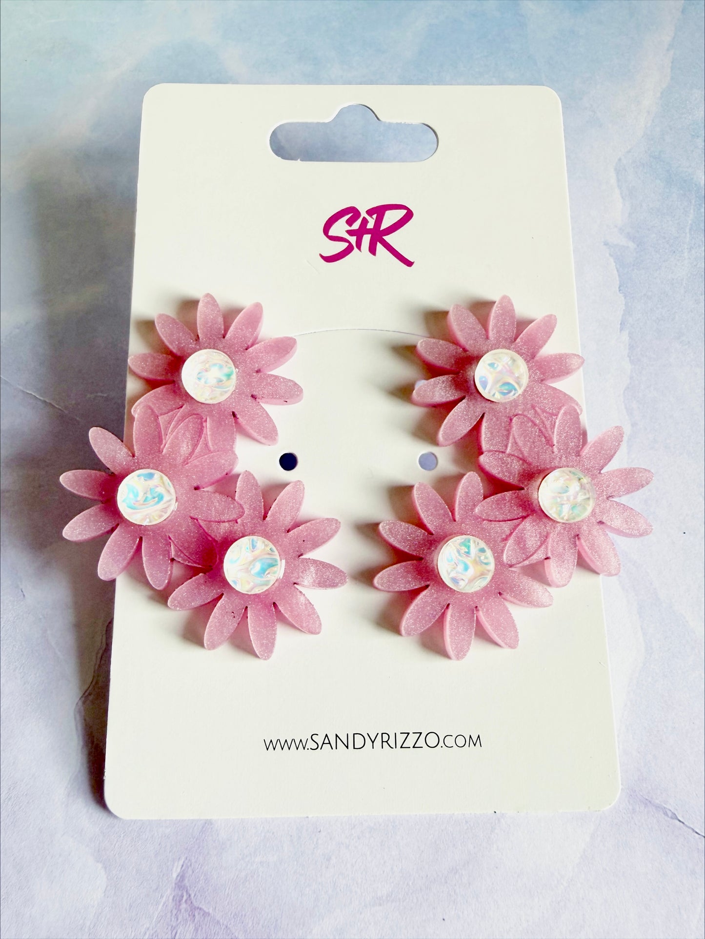 Blush Pink Triple Daisy