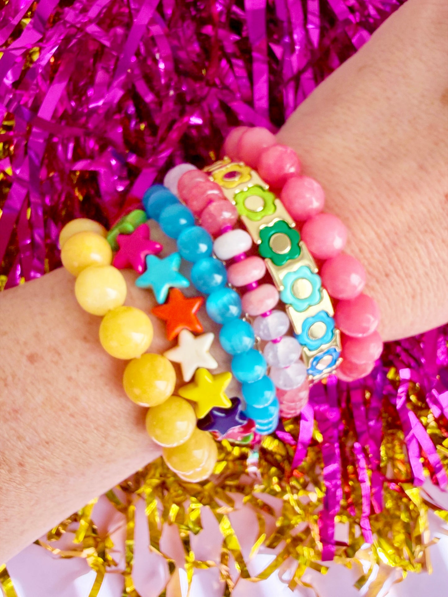 Flower Power Tile Bracelet