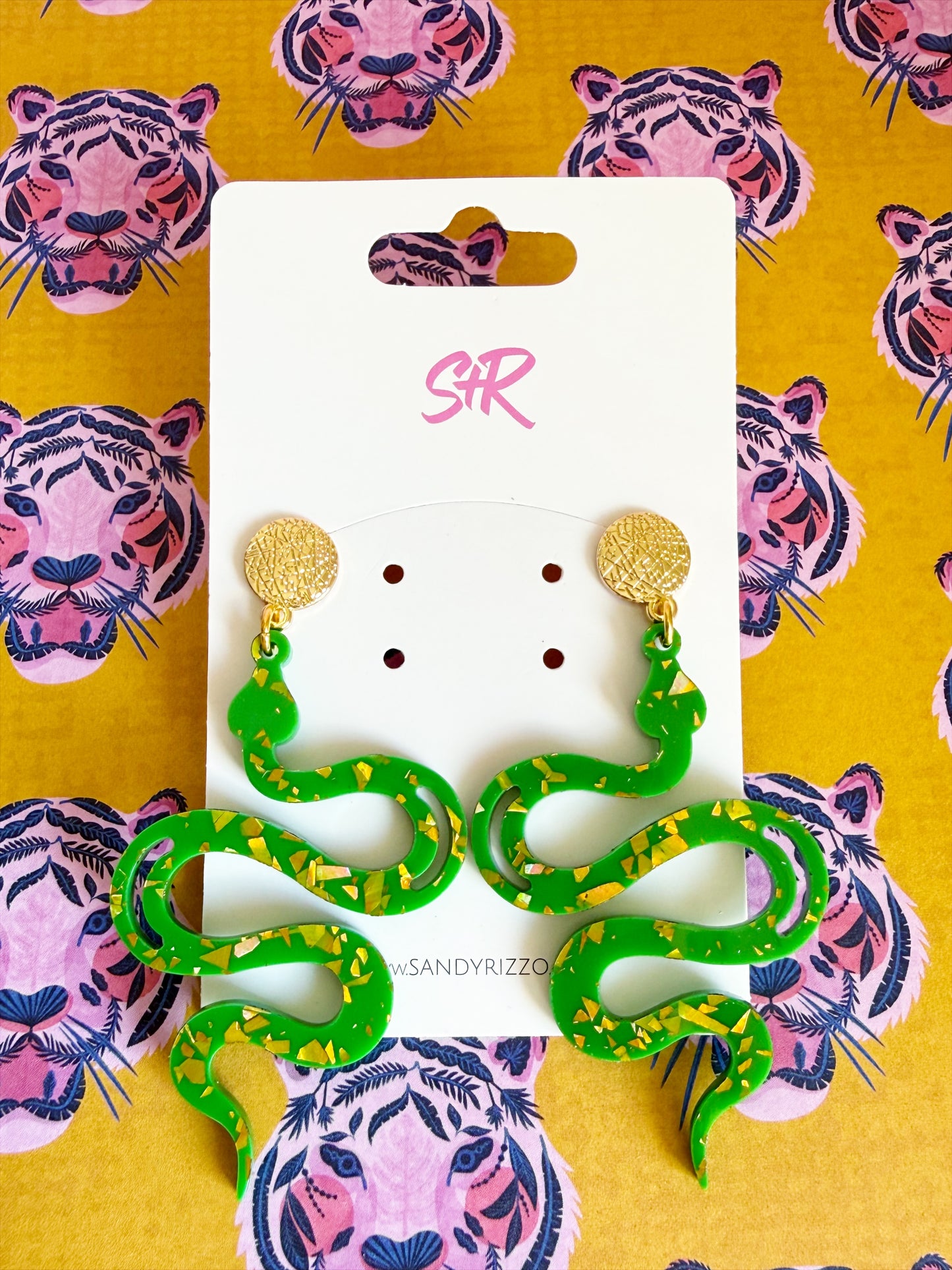 Green Snake Dangle