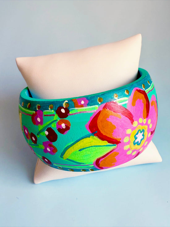 Floral Large Bangle