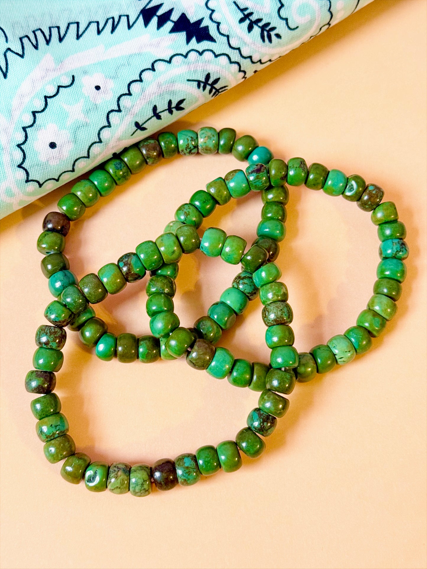 Green Turquoise Single Bracelet
